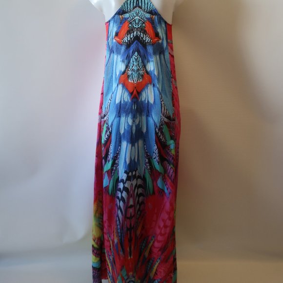 TRUE COLOURS BY LA MODA CLOTHING MAXI DRESS S/M * - Picture 9 of 12